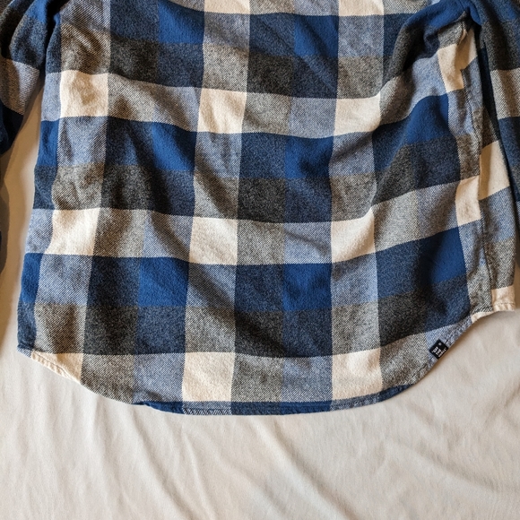 Vans Off The Wall Blue/Grey/White Flannel, Size S - Picture 14 of 16